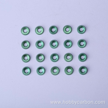 Color anodized aluminum alloy taper washer